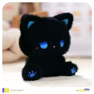 Boneco de Pelúcia Gato Fofo Emo - Bichinho Fofinho e Fofo para Presente