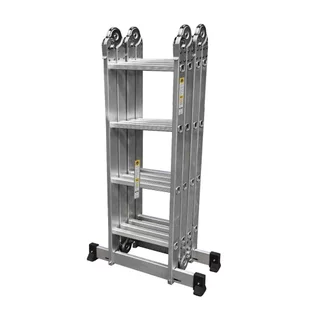 Escada Articulada de Alumínio Prime 16 Degraus 4x4 em Oferta na Shopee