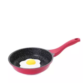 Frigideira Inox Marble Vermelha em Oferta na Shopee