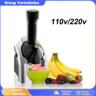 Máquina De Sorvete Vegano Caseiro 110/220v Sorveteira Cremoso Sorvete Natural Da Fruta Gelado Máquina em Oferta na Shopee