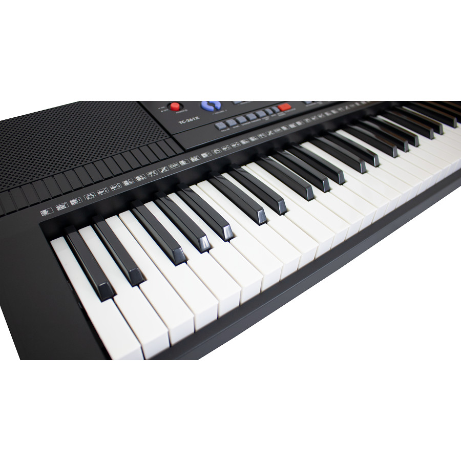 S Teclado 5/8 Com Usb Fonte 61 Teclas Spring Tc-261x Cor Preto