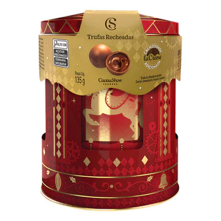 Lata De Corda Trufas Lacreme Carrossel  135g  Cacau Show em Oferta na Shopee