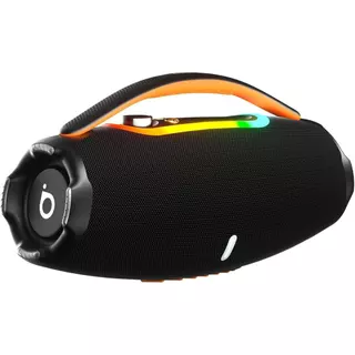 Caixa de Som Boombox Basike Bluetooth 60W Caixinha de Som Potente À Prova D'água e Resistente À Poeira Luzes RGB em Oferta na Shopee