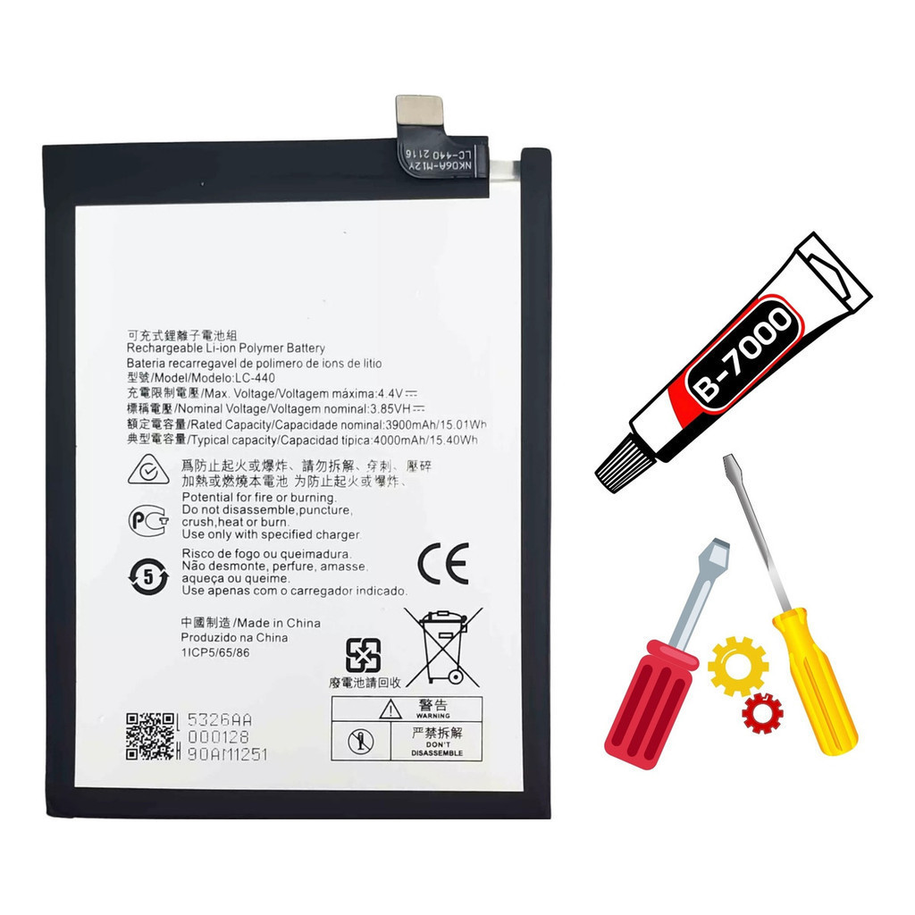 Bateria Para Nokia 5.3 (ta1234/1223/1227/1229) Lc440 + Kit Reparo ...