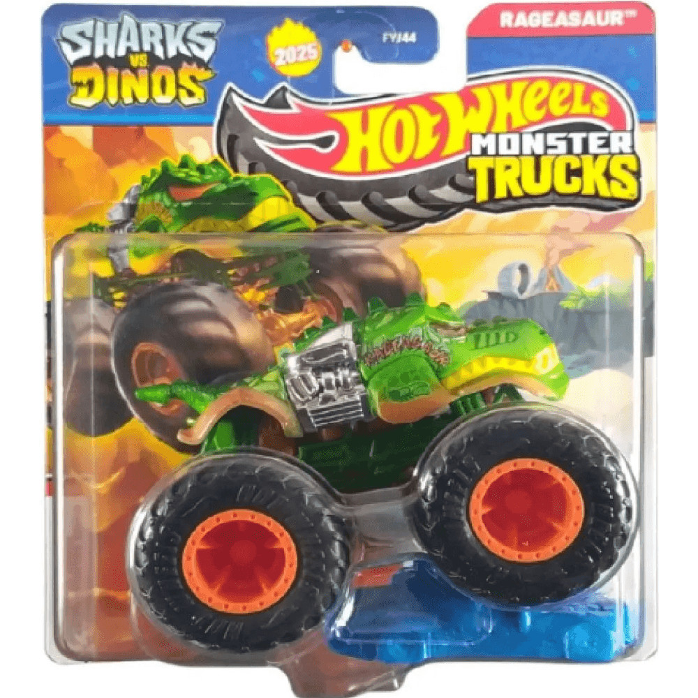 Carrinho Hot Wheels Monster Truck Rageasaur - Mattel | Shopee Brasil
