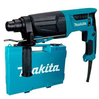 Martelete Combinado Rotativo e Rompedor 800W Encaixe SDS PLUS Makita HR2670 Com Maleta em Oferta na Shopee