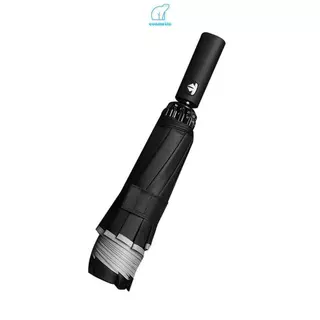 Guarda-Chuva Invertido LED Com Faixa Reflexiva Automático De 3 Dobras Para Proteções Contra Ao Ar Livre