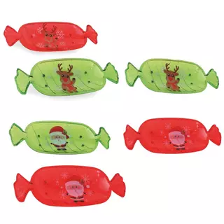 Bandeja Em Forma de Bala Sortida 6 Peças 13X35.5CM Acrílico em Oferta na Shopee