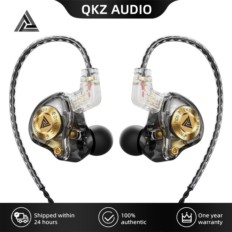 Fone de ouvido profissional HIFI QKZ enzo pro com cabo conectável para ...