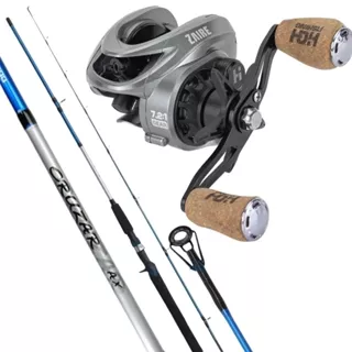 Vara Shimano Carretilha Zaire Carretel Manivela Alumínio em Oferta na Shopee