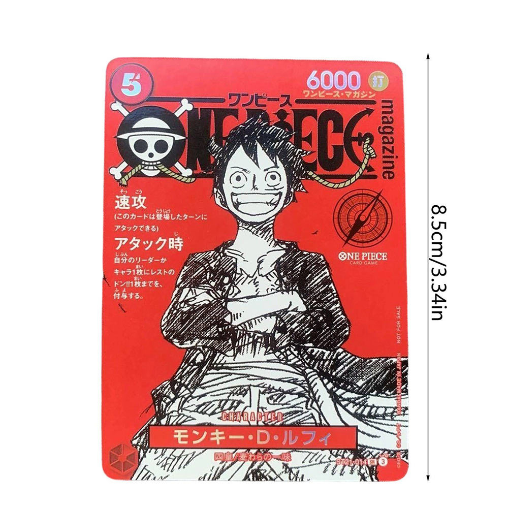 One Piece Luffy Promo Card ST21-014 Magazine Card Weekly Shonen