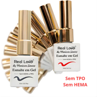 Esmalte em Gel sem TPO e sem Hema  10 ml - Real Love em Oferta na Shopee