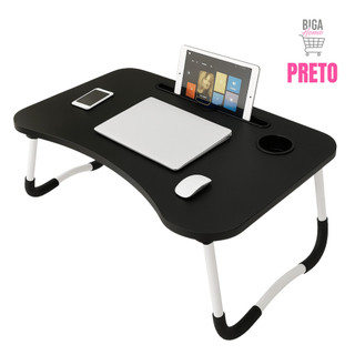 Mesa Portátil Dobrável Multiuso – Ideal para Cama e Sofá, Notebook, Tablet, Refeições e Leitura — foto 2 — Achou Levou Brasil