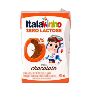 Bebida Láctea Italakinho UHT Chocolate 200ml - Embalagem com 24 Unidades em Oferta na Shopee