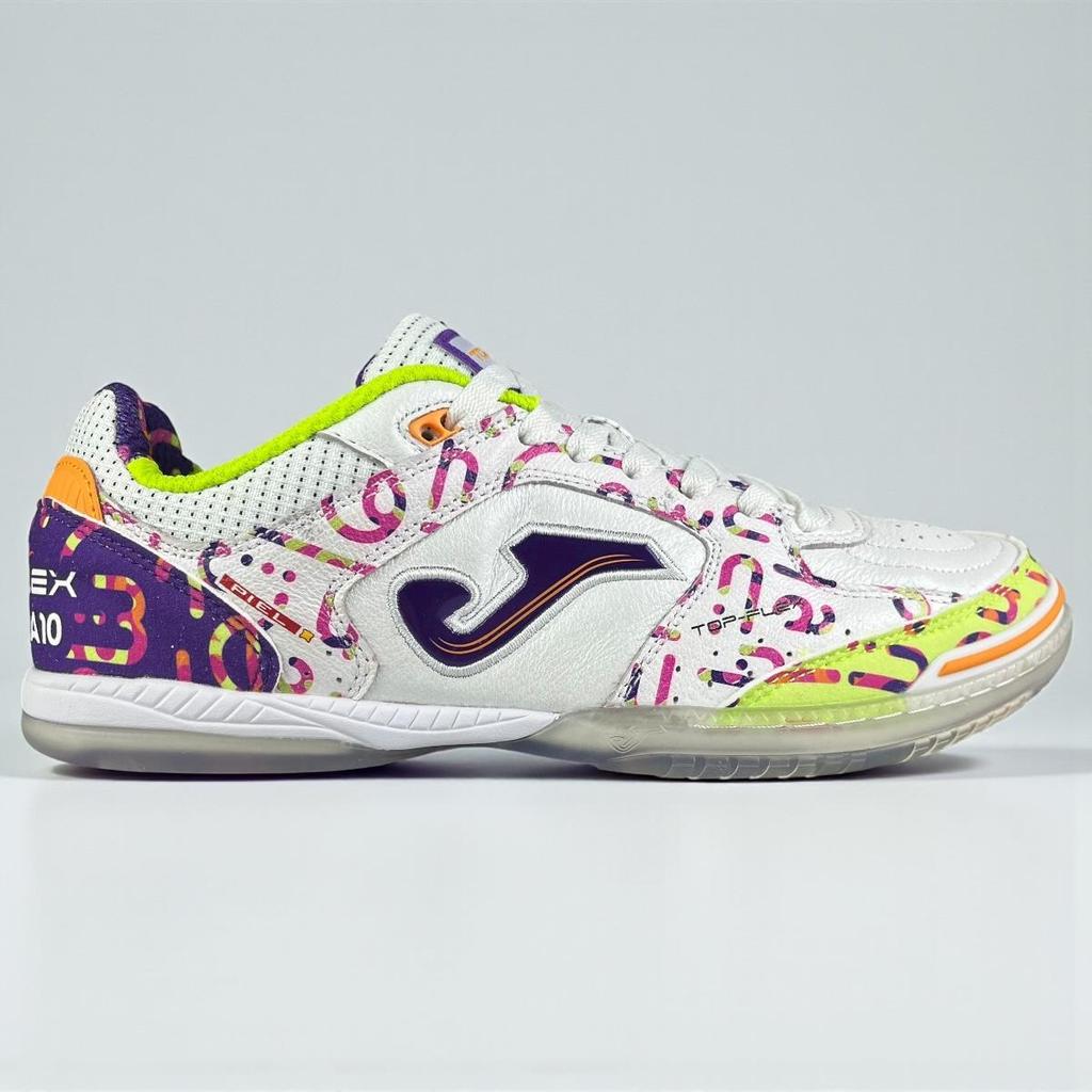 Chuteira Futsal Joma Top Flex Amandinha 10 Original Couro
