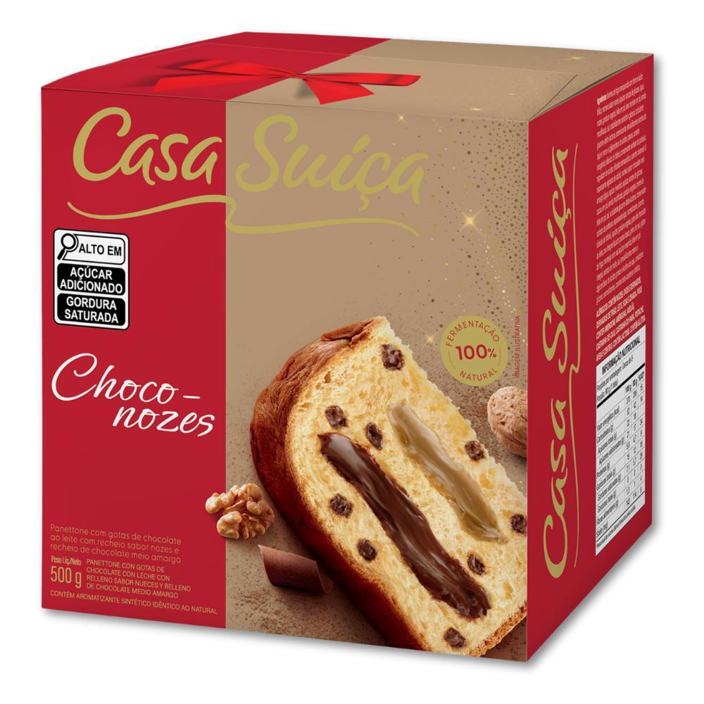 Panettone Casa Suíça Choconozes 500g