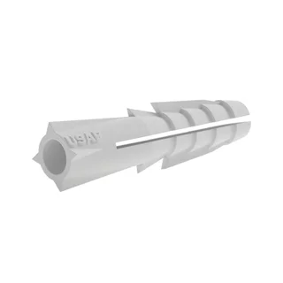 Bucha Plástica Pratik para Fixação Base Sólida N10 Branca - Embalagem com 250 Unidades em Oferta na Shopee