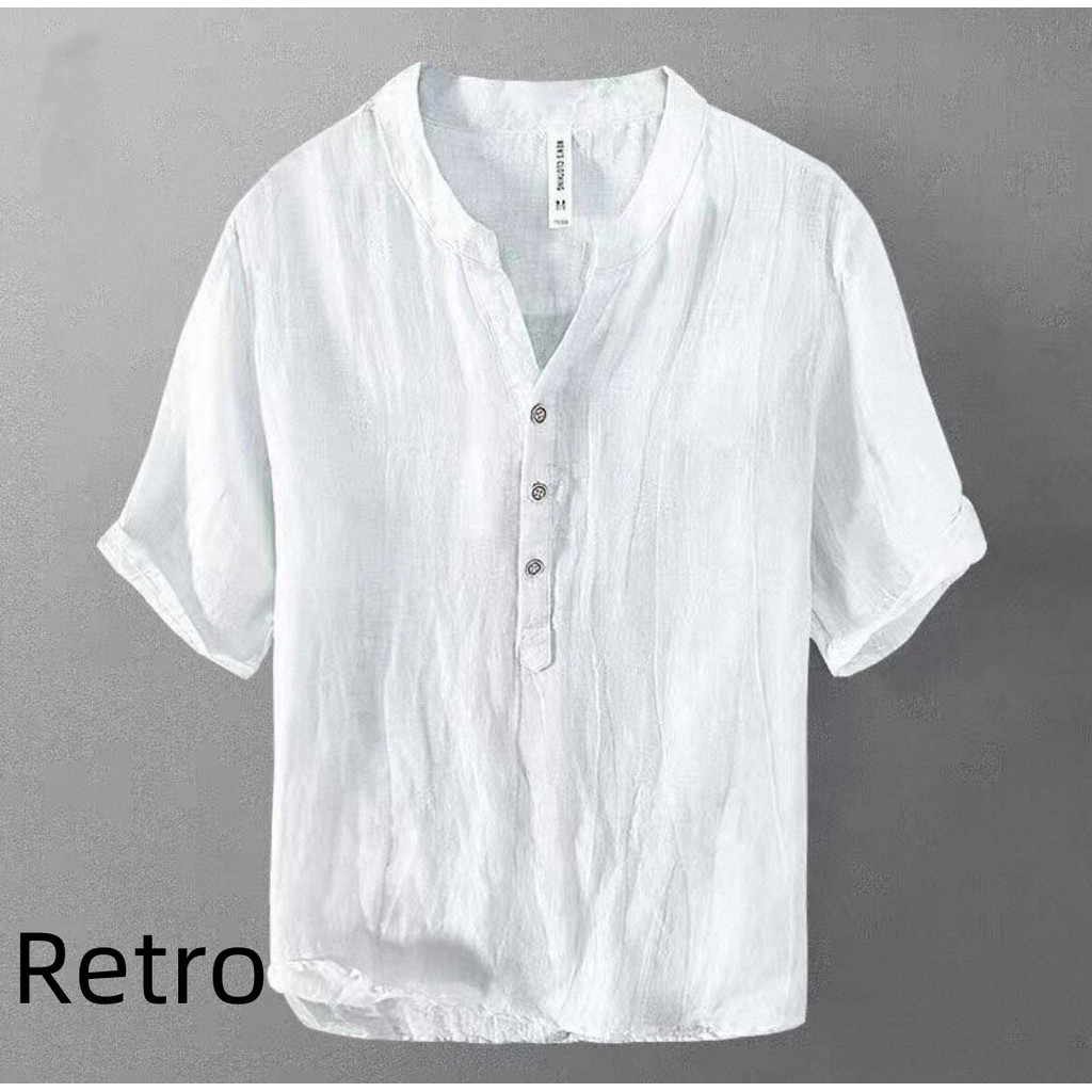 Tipo Pu'er Dá a Você Retro REFX Ilha País Camiseta de Manga Curta