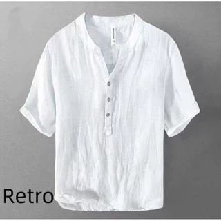Tipo Pu'er Dá a Você Retro REFX Ilha País Camiseta de Manga Curta
