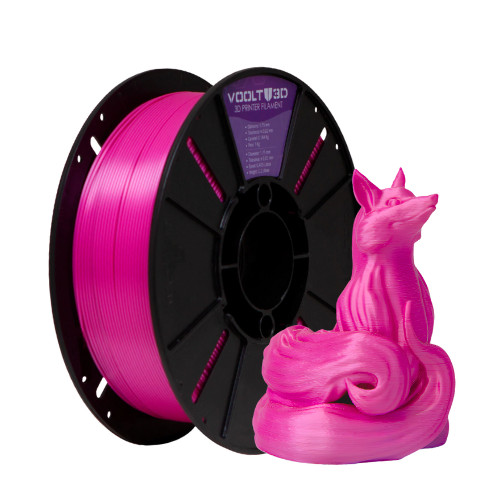 Filamento Impressão 3D Voolt Pla V-Silk Rosa 1kg | Shopee Brasil
