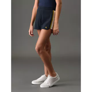 Shorts Menina Retilínea em Contraste Calvin Klein Jeans - Marinho em Oferta na Shopee