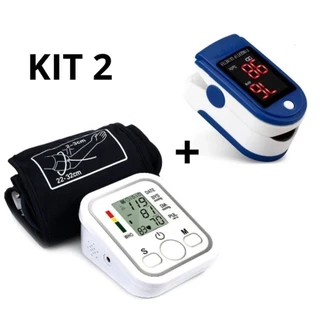 KIT Medidor de Pressão + Medidor de Pulso Oximetro em Oferta na Shopee