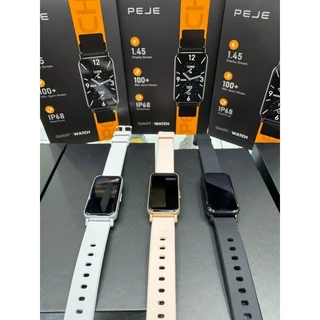 Relógio Inteligente Smartwatch PEJE Band1 Tela 1.45" HD IP68 Chamadas Bluetooth strava prova d'água
