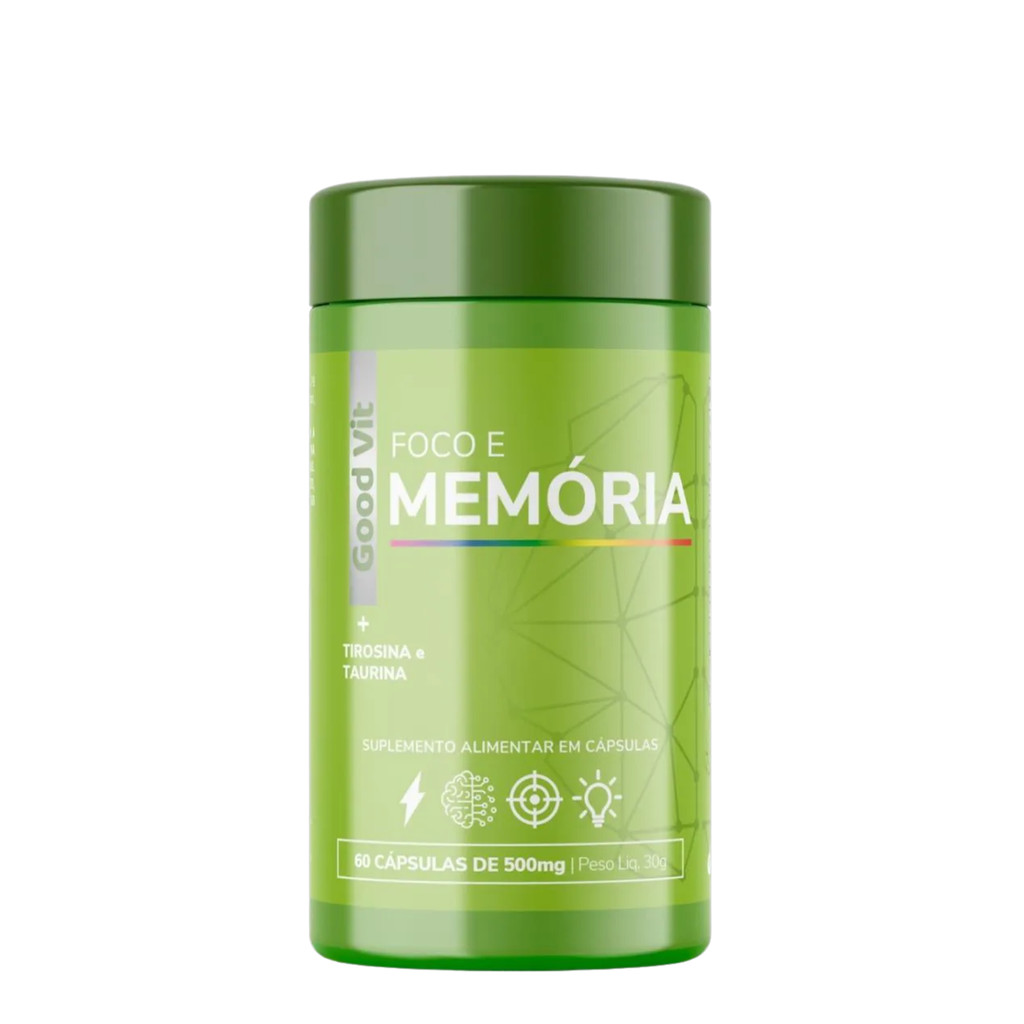 Foco e Memória 60 Cápsulas Good Vit | Shopee Brasil