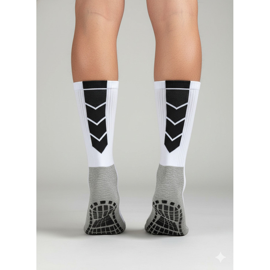 Meia Esportiva Socks Antiderrapante Futebol Cano Medio Pro