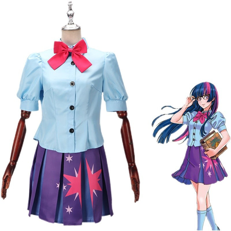 My Little Pony cos roupas Ziyue cos roupas jk uniforme personagem ...