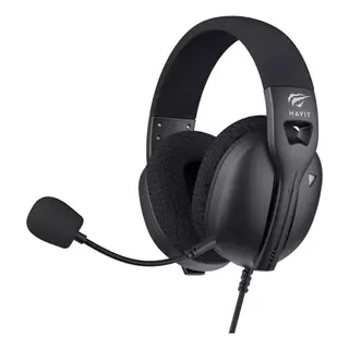 Headset Gamer Havit Fuxi-H5D P2 3.5Mm Drivers De 50Mm Preto Multiplataforma