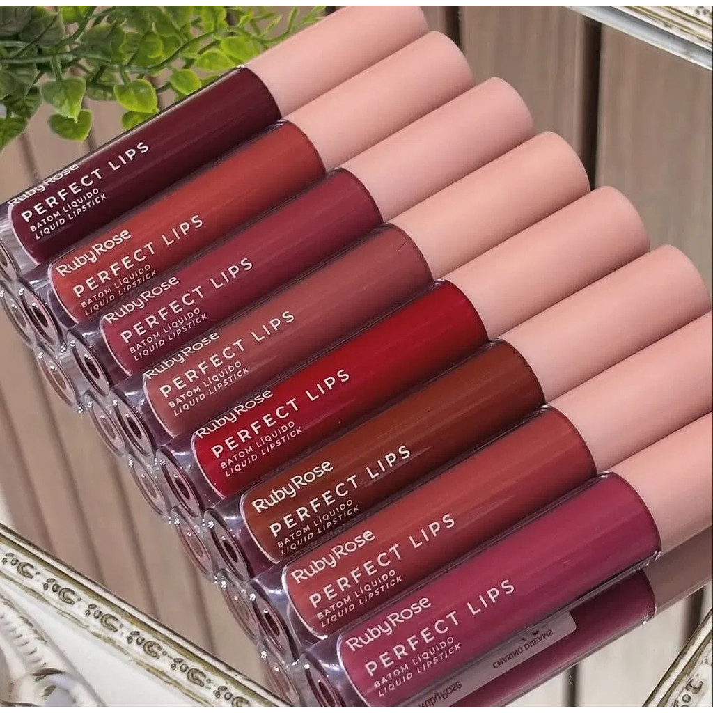 Batom Líquido Matte Ruby Rose - Kit 8 Cores HBL6200 | Alta