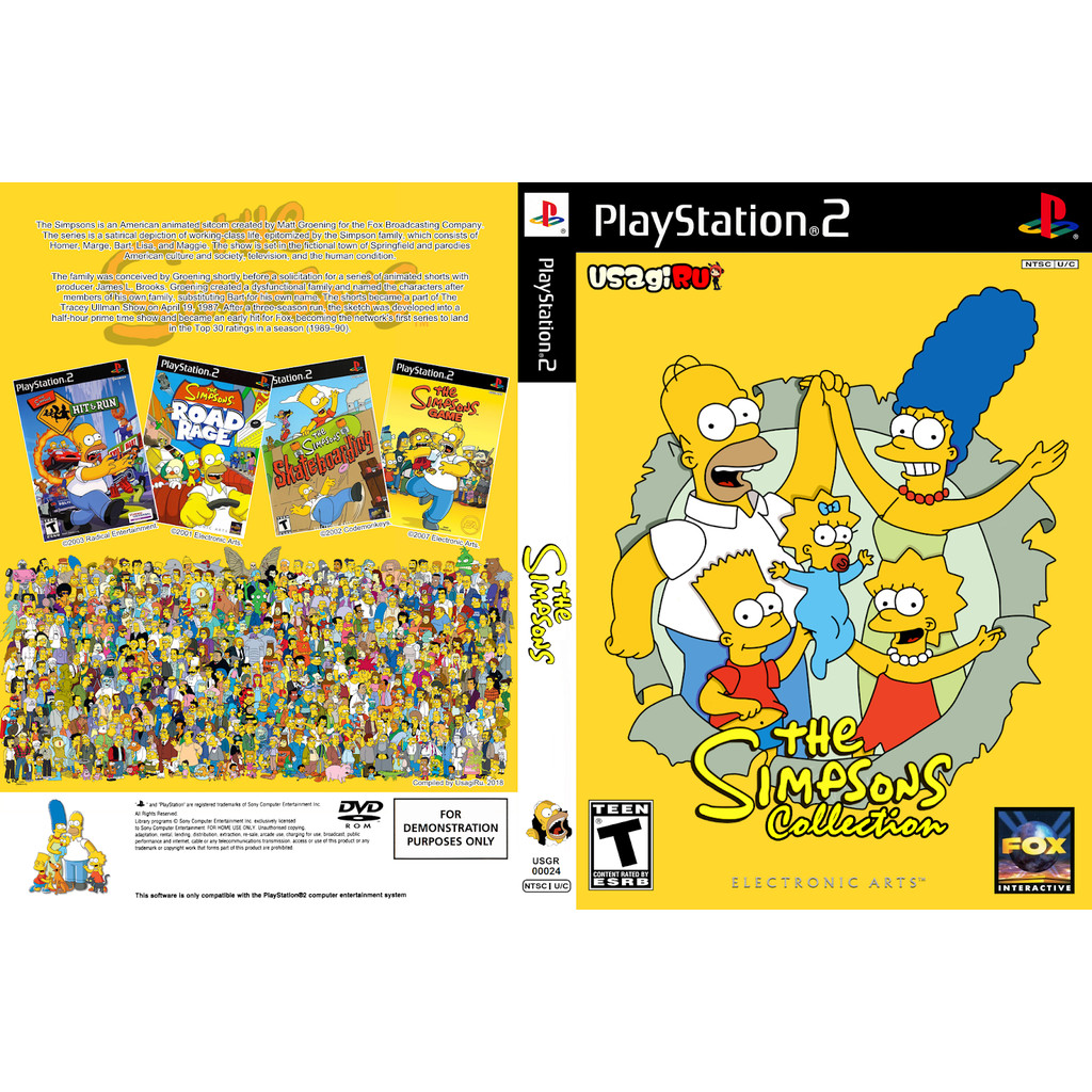 The Simpsons Collection - PS2 | Shopee Brasil