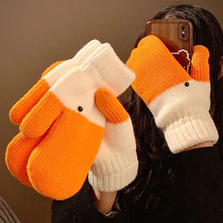 Patos Ganso Luvas De Inverno Quirkys Crochê Presente Para Outono