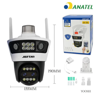 Câmera de Segurança Externa IP66 Visão Noturna Colorida, Zoom Digital, Áudio Bidirecional, App Yoosee MARISA em Oferta na Shopee