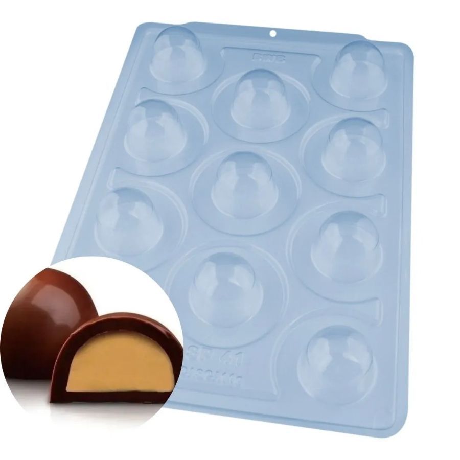 Forma Especial de Acetato - Trufa Grande Pro - Cód 212.P - 3 unidades ...