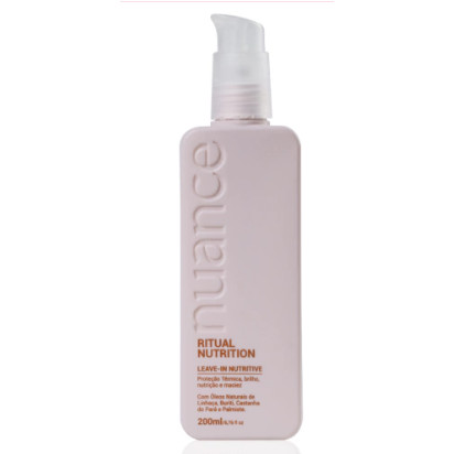 LEAVE-IN NUTRITIVE RITUAL NUTRITION 200ML NUANCE | Shopee Brasil