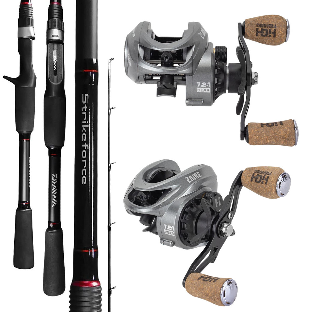 Vara Pesca Daiwa Strikeforce Carretilha Zaire Drag 9kg Kit | Shopee Brasil