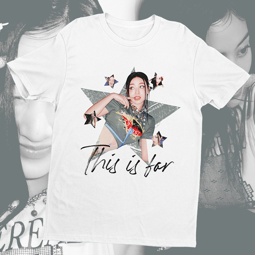 Camiseta Premium em Algodão Puro]SISI Camiseta TWICE Jihyo This is