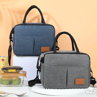 Bolsa Térmica Tecido Oxford Portátil Impermeável Multifuncional Grande Capacidade Para Viagem, Piquenique,TrabalharALINA