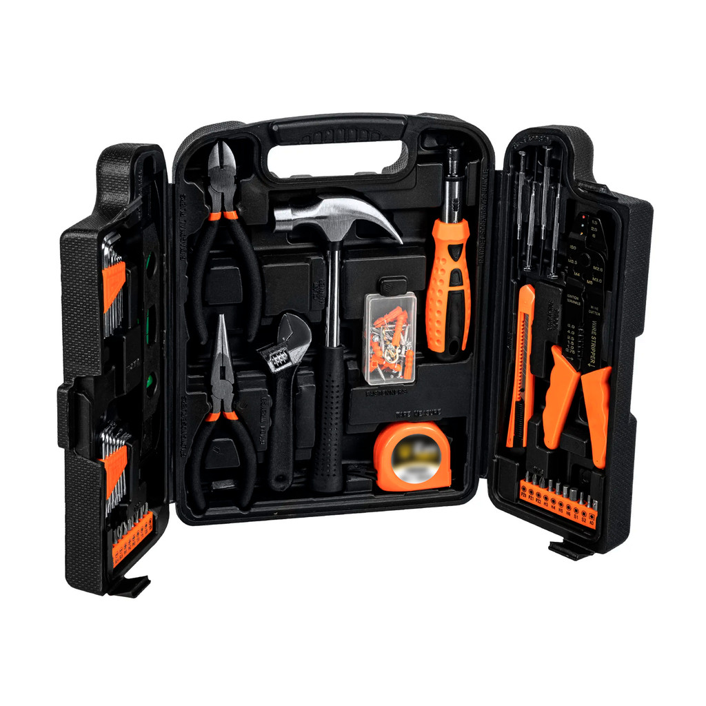 Jogo Kit Caixa Ferramentas 129 Pçs + 40 Soquetes The Black Tools