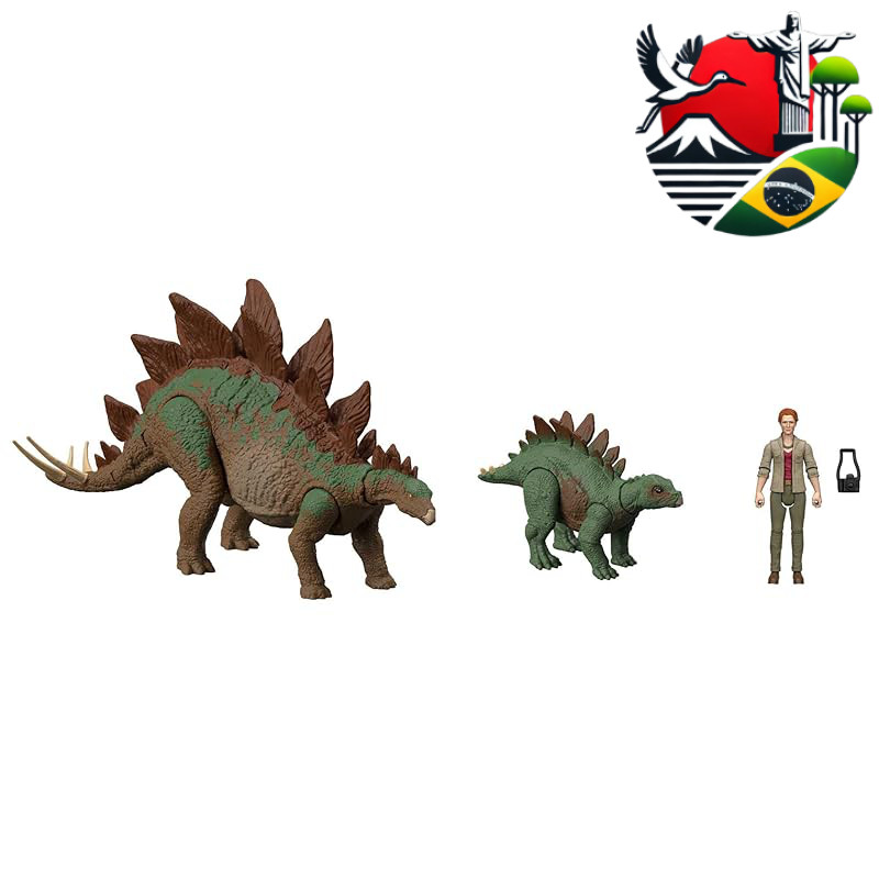 Jurassic World Legacy Collection Dr. Sarah Harding & Stegosaurus Figure ...
