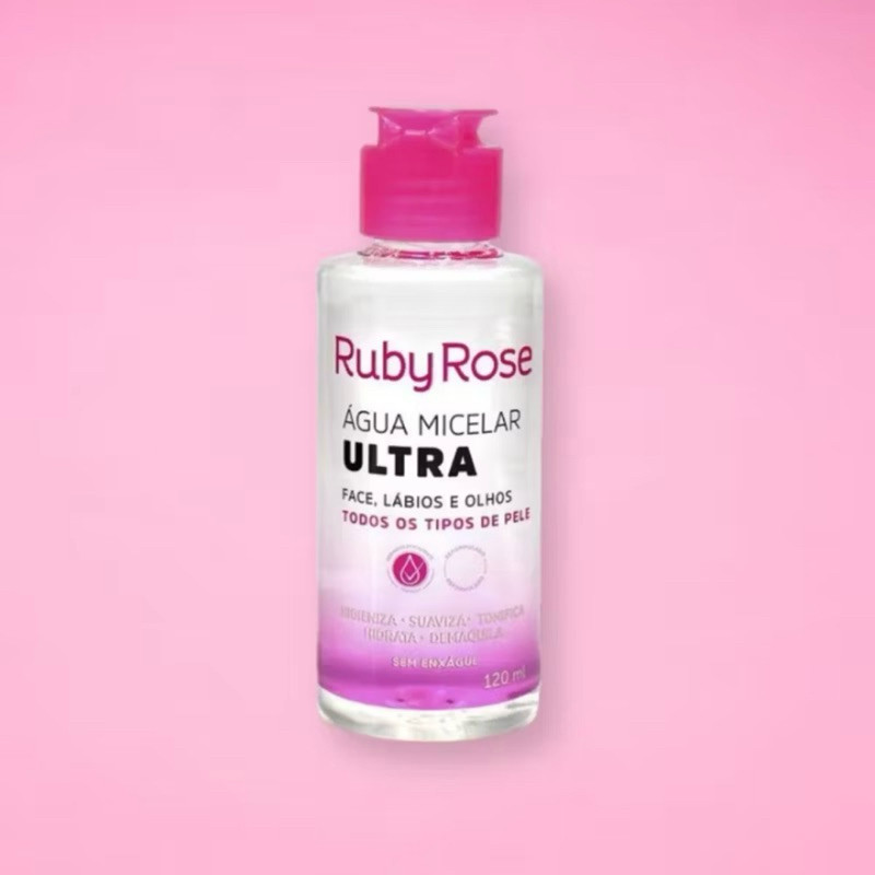 Água Micelar Ultra Ruby Rose Demaquilante Hb-300 - 120ml | Shopee Brasil