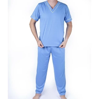 PIjama Meia Manga com Calça Masculino PV confortavel não P ao G3 plus não amassa 0280 em Oferta na Shopee