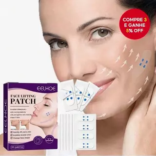 Fita De Lifting Facial 60 Unidades À Prova D'água V Face Maquiagem Invisível Respirável Apertando O Queixo
