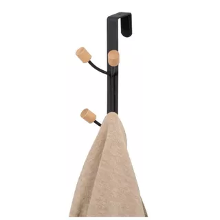 Cabide de Porta Multiuso Cabideiro de Porta Quarto 4 ou 2 Ganchos de Porta Encaixe p/ Pendurar Roupas WL-2560 WL-2559