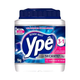 Detergente em Pó Ypê Lava Louças - Para Máquina com Secante Pote 1Kg em Oferta na Shopee