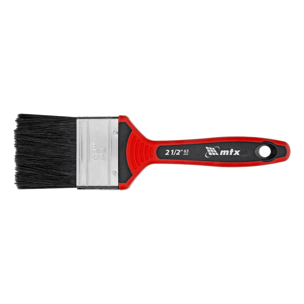 TRINCHA/PINCEL 2 1/2, PARA TINTAS ESMALTE E OLEO, CERDAS PRETAS, CABO 2 ...