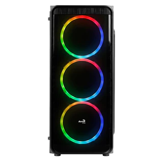 GABINETE AEROCOOL ATX SI-5200 WINDOW RGB em Oferta na Shopee