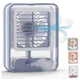 Mini Ventilador Umidificador Portátil Recarregável Usb Led